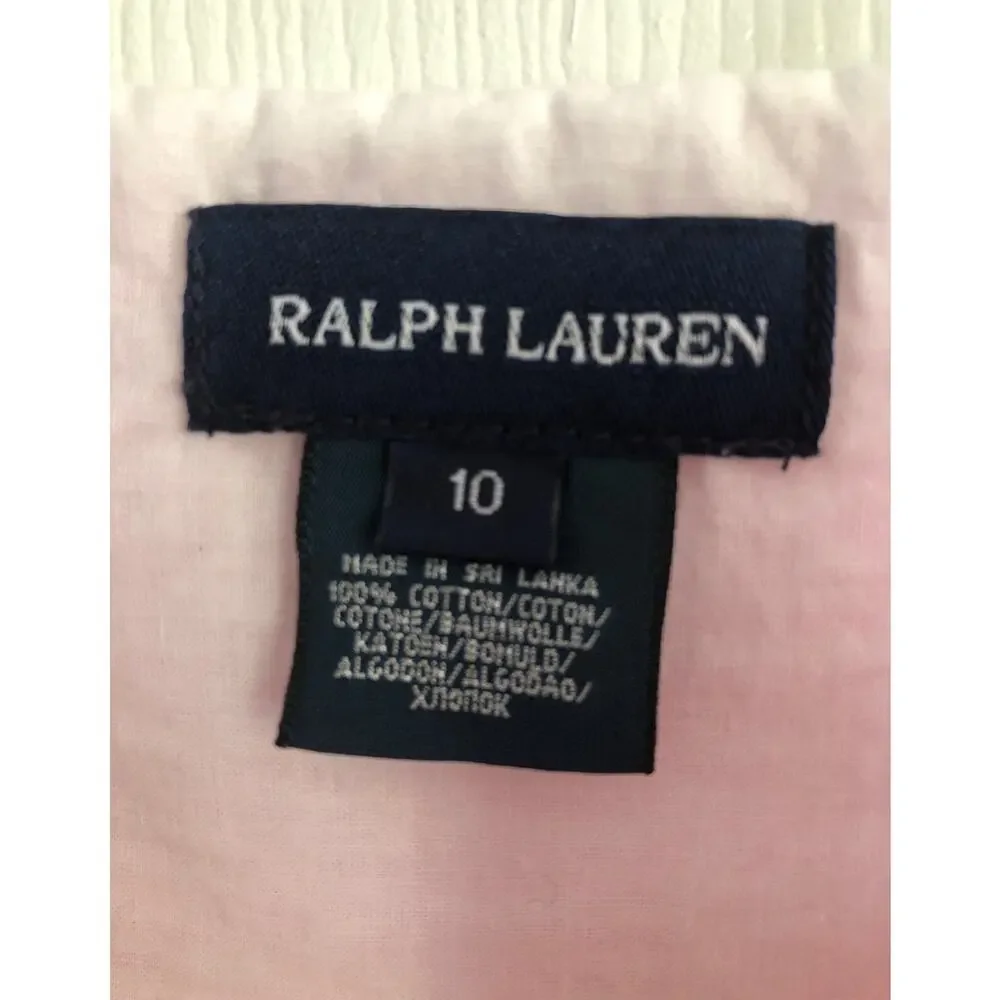 Ralph Lauren Pink party Dress wirh very full skirt aged 10